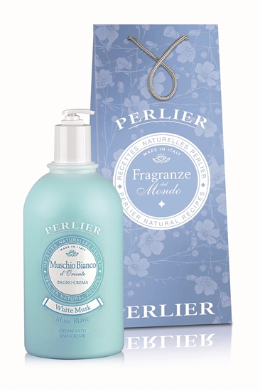 Immagine di PERLIER | Maxi Bagno Ricette Naturali Muschio Bianco d’Oriente