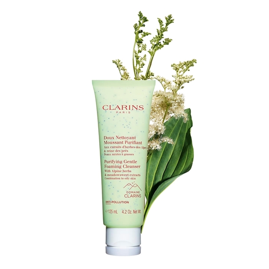 Immagine di CLARINS | Detergente Schiumogeno Purificante con estratti di erbe delle Alpi e regina dei prati