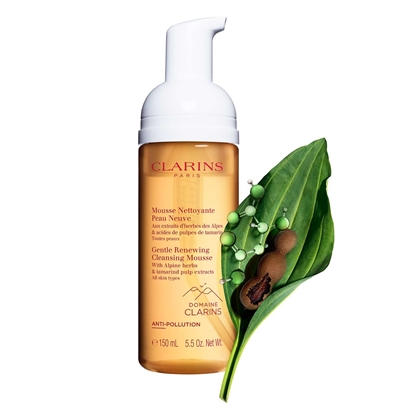 Immagine di CLARINS | Mousse Detergente Rinnovatrice con estratti di erbe delle Alpi e acidi della polpa di tamarindo