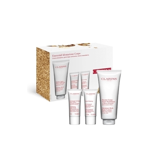 Immagine di CLARINS | Cofanetto Essenziali Idratazione Corpo - Crema Idratante, Gommage Esfoliante, Crema Rassodante