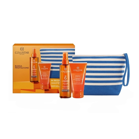 Immagine di COLLISTAR | Kit Sun Olio SPF 6 Super Abbronzante+ Doccia Shampoo Doposole Idratante e Restitutivo